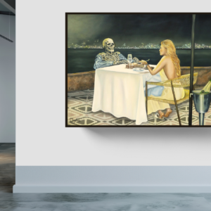 Vanity Skeleton Dining Woman Dining